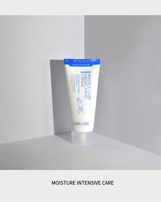 LEBELAGE Daily Moisturizing Hand Cream swatch on skin shows quick absorption