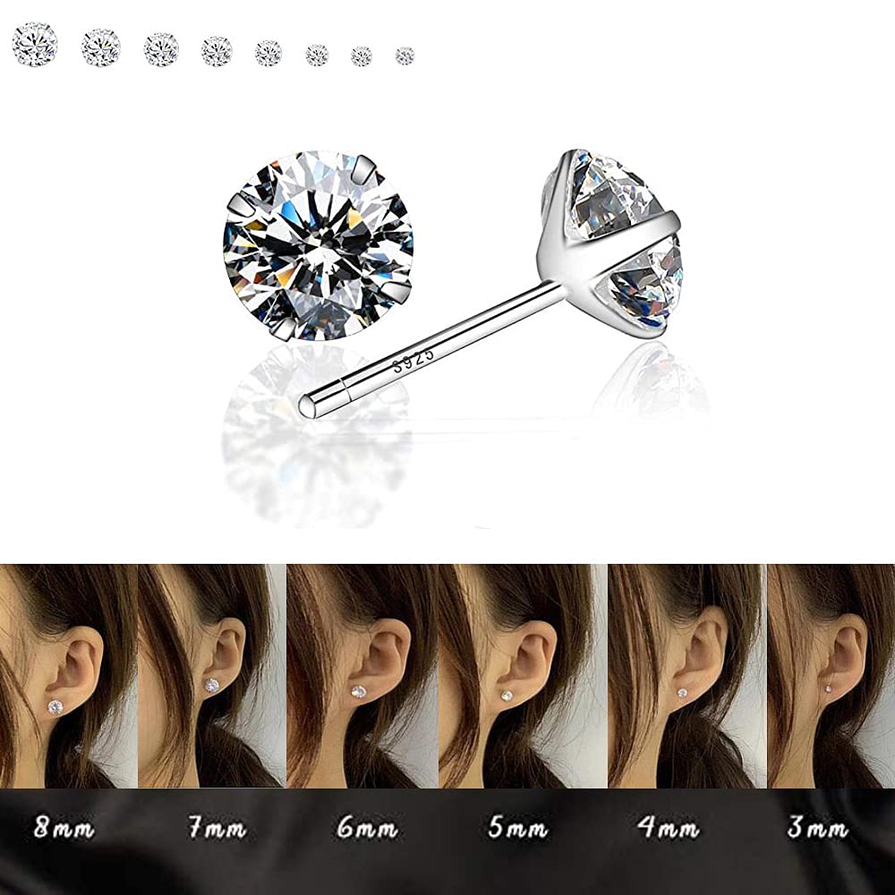 LECIEL gun stud earrings assembly showing versatile piercing options