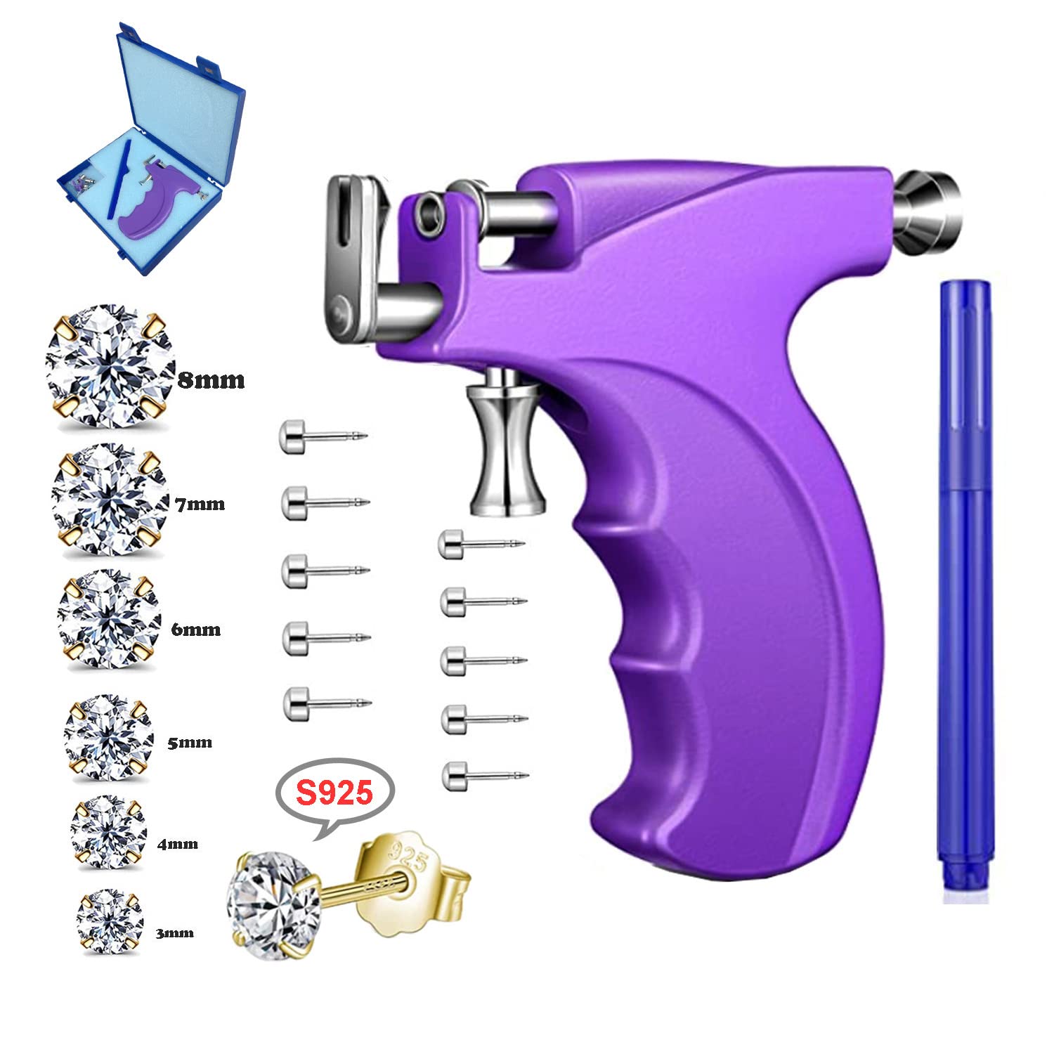 LECIEL professional ear-piercing kit for precise at-home use