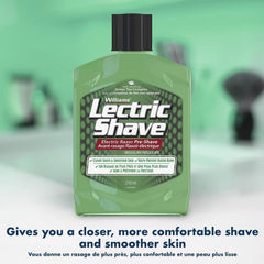 Lectric Shave Pre-Shave Original bottle with label, ready for daily grooming.