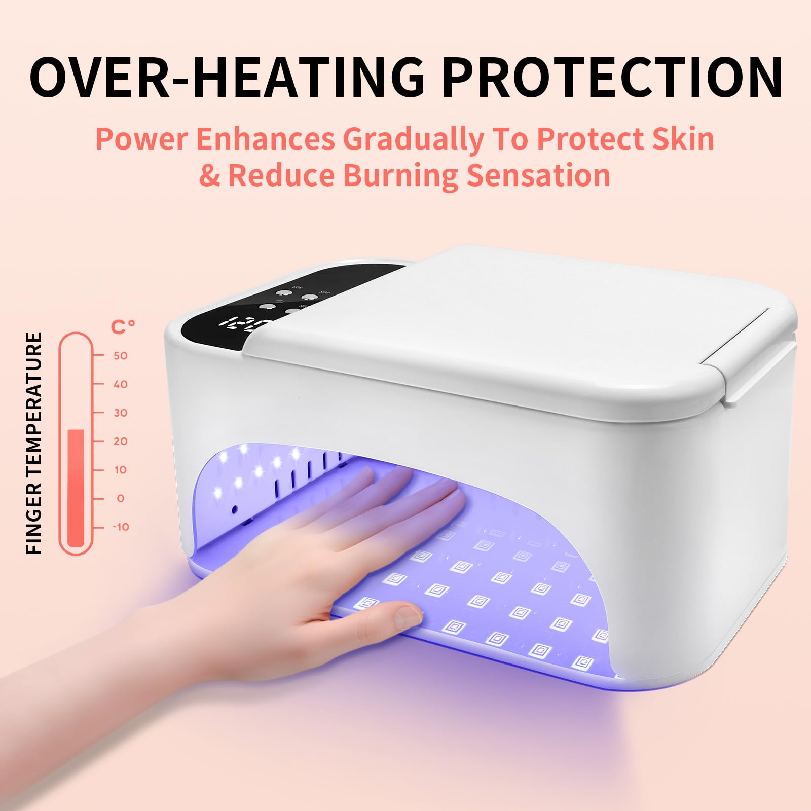 LEDSUUEI rugged scratch-resistant casing suits daily salon use.