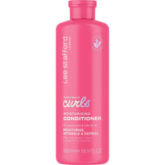 Lee Stafford For The Love Of Curls conditioner bottle front, defining curls without heaviness