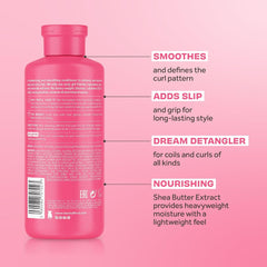 Lee Stafford For The Love Of Curls conditioner in shower rack, daily curl care