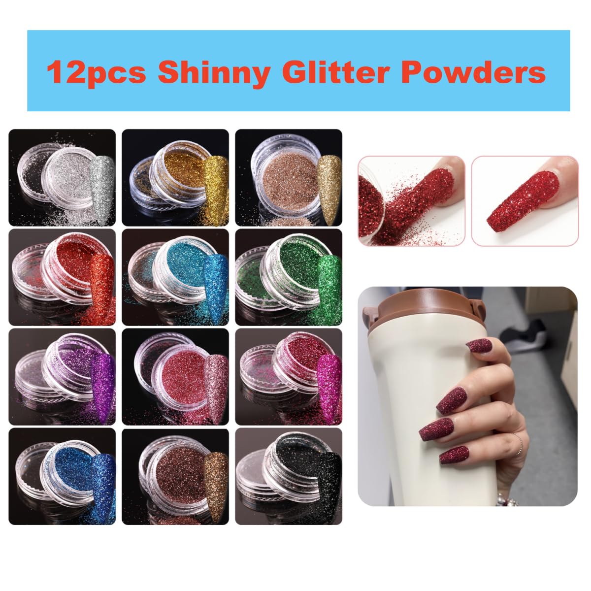 Leeclek rhinestones and decorations for creative nail art designs