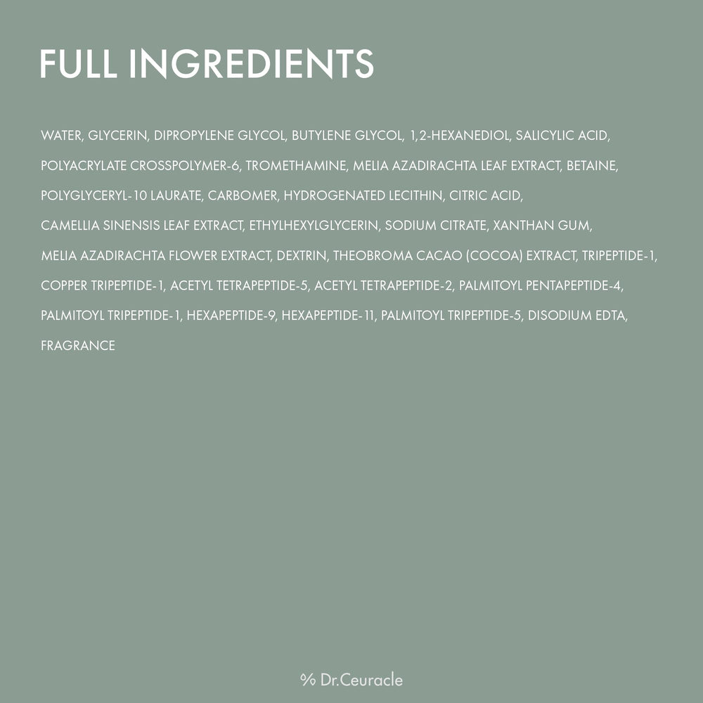 LeeGeeHaam Dr.Ceuracle matcha leaves ingredient visual highlights natural detox.