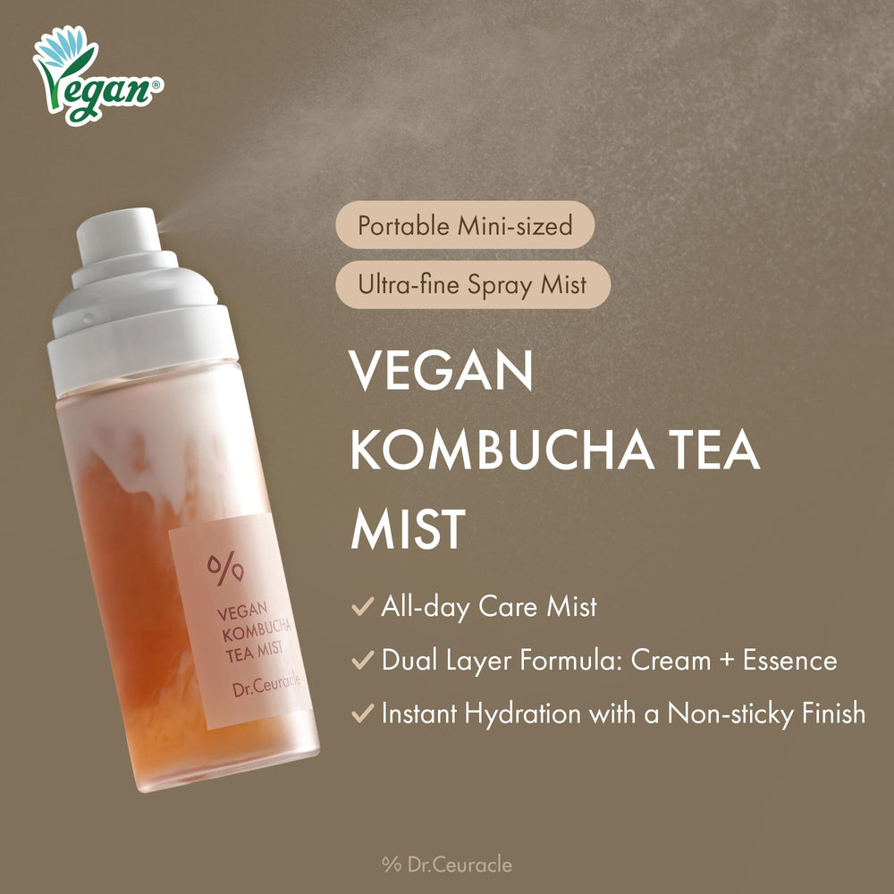 Travel-friendly packaging of Leegeehaam Dr.Ceuracle Tea Mist for sport and trips.