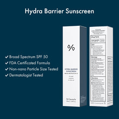 Leegeehaam Hydra Barrier packaging highlights a lightweight, dermatologist-tested mineral formula