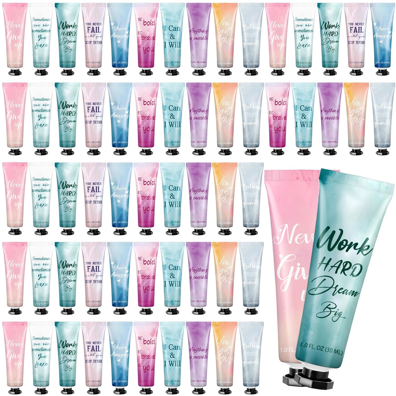 Leelosp 60-pack hand cream collection with natural oils for hydration
