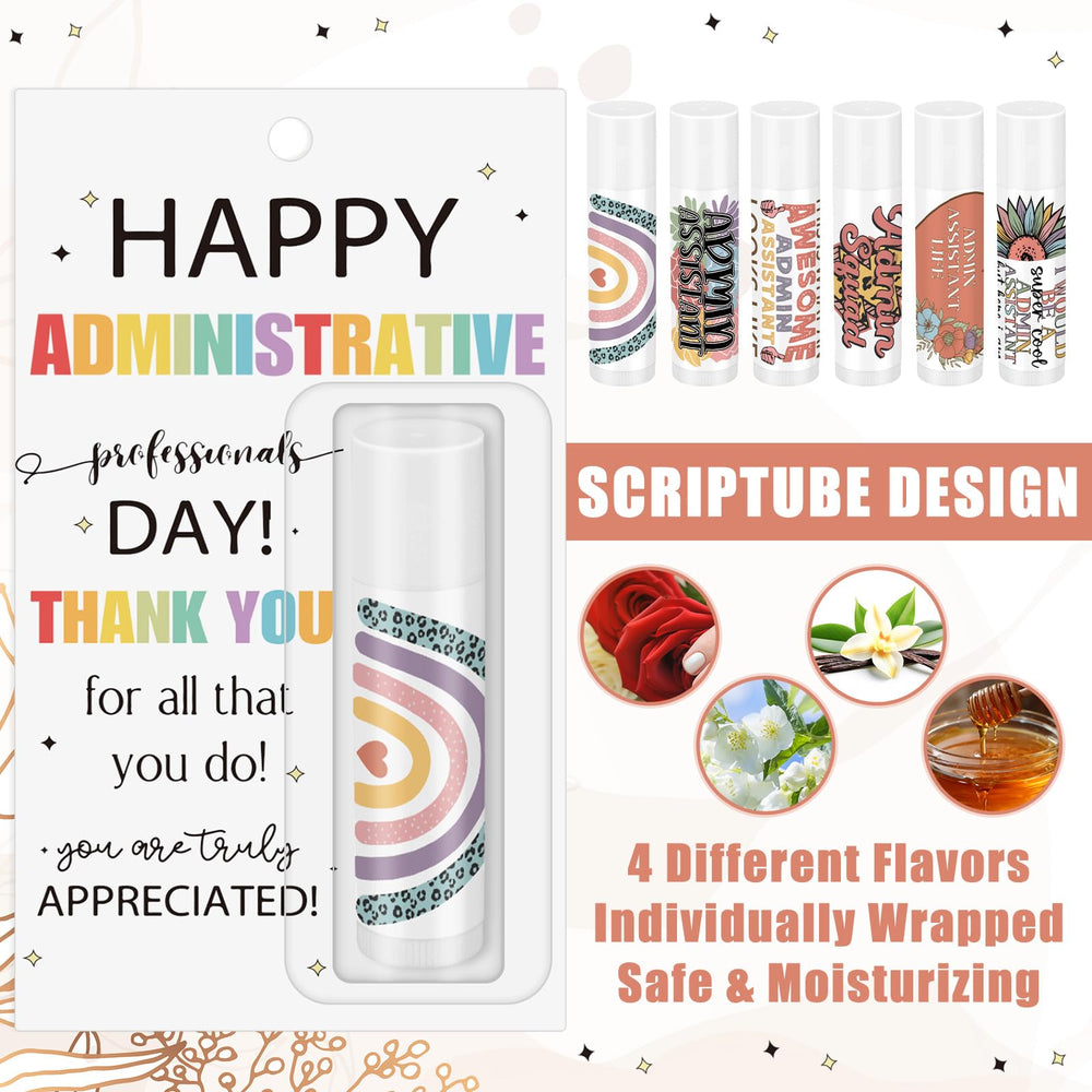 Leelosp boho pattern packaging lip balm, adds thoughtful flair to appreciation gifts.