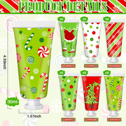 Leelosp Christmas hand cream strawberry scent keeps hands soft and refreshed.
