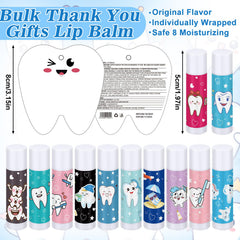 Leelosp dental gift packaging highlights a stylish pattern for staff appreciation.
