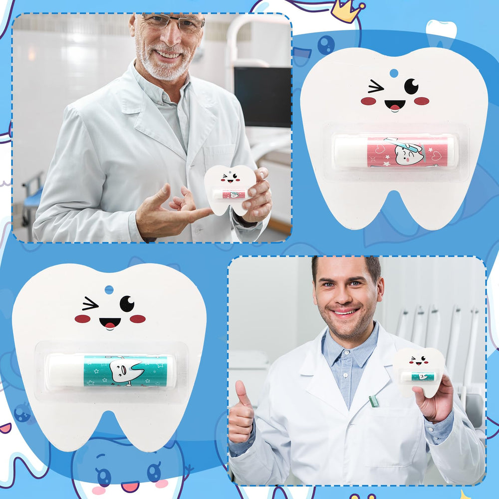 Leelosp teeth lip balms inspire thoughtful employee appreciation gift ideas.