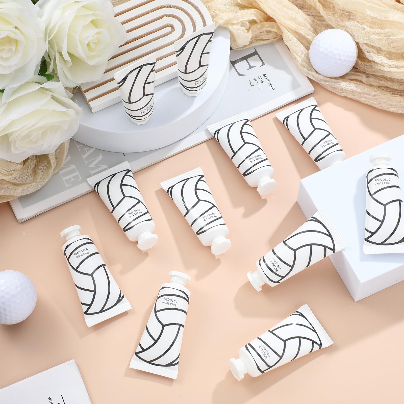 Volleyball themed gift set by Leelosp with quick-absorbing moisturizers.