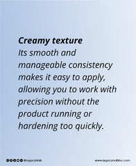 Legacy Nails clear acrylic powder showing bubble-free application finish.