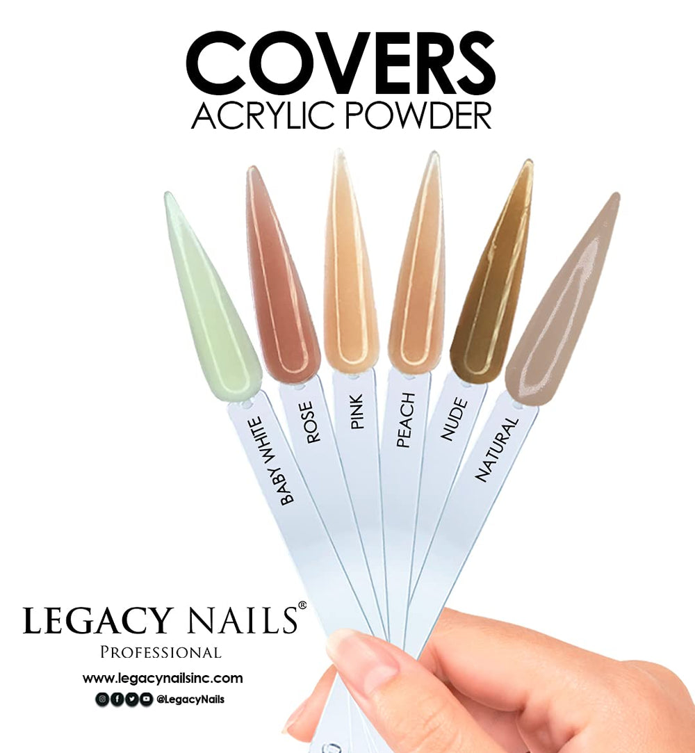 Legacy Nails durable finish provides long-lasting wear with a smooth, professional shine.