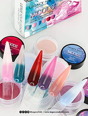 Legacy Nails Moods reveal temperature-shifted shades for personalized manicures.