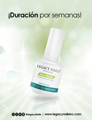 Legacy Nails Nail Primer adhesion bridge visual between natural nail and gel