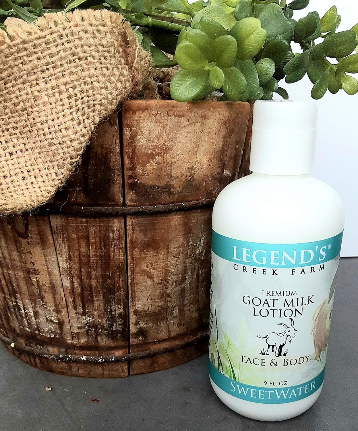 Legend's Creek Goat Milk Lotion suitable for body, hands and face.