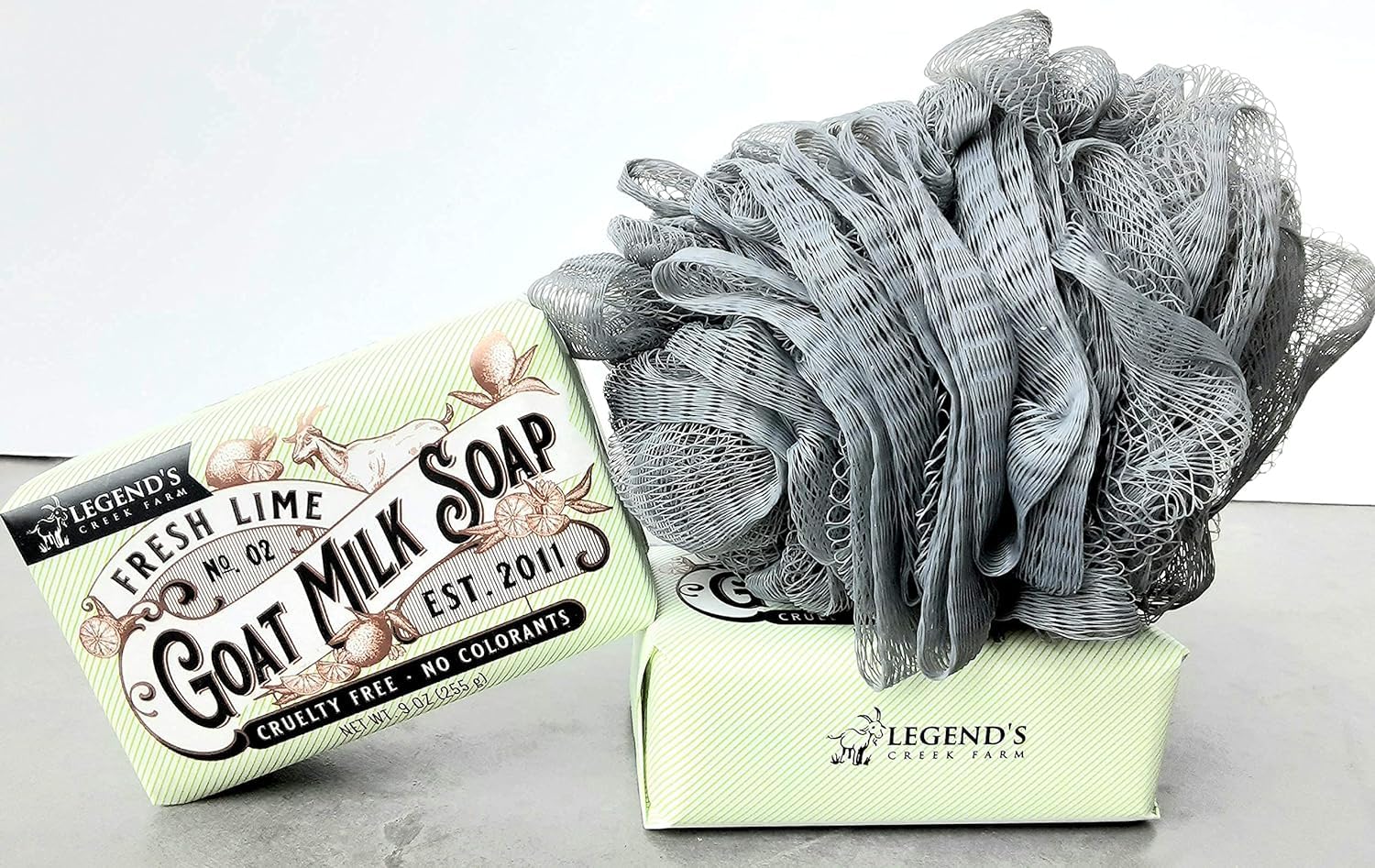 Legend's Creek Goat Milk Soap dense lather demonstrates lasting performance