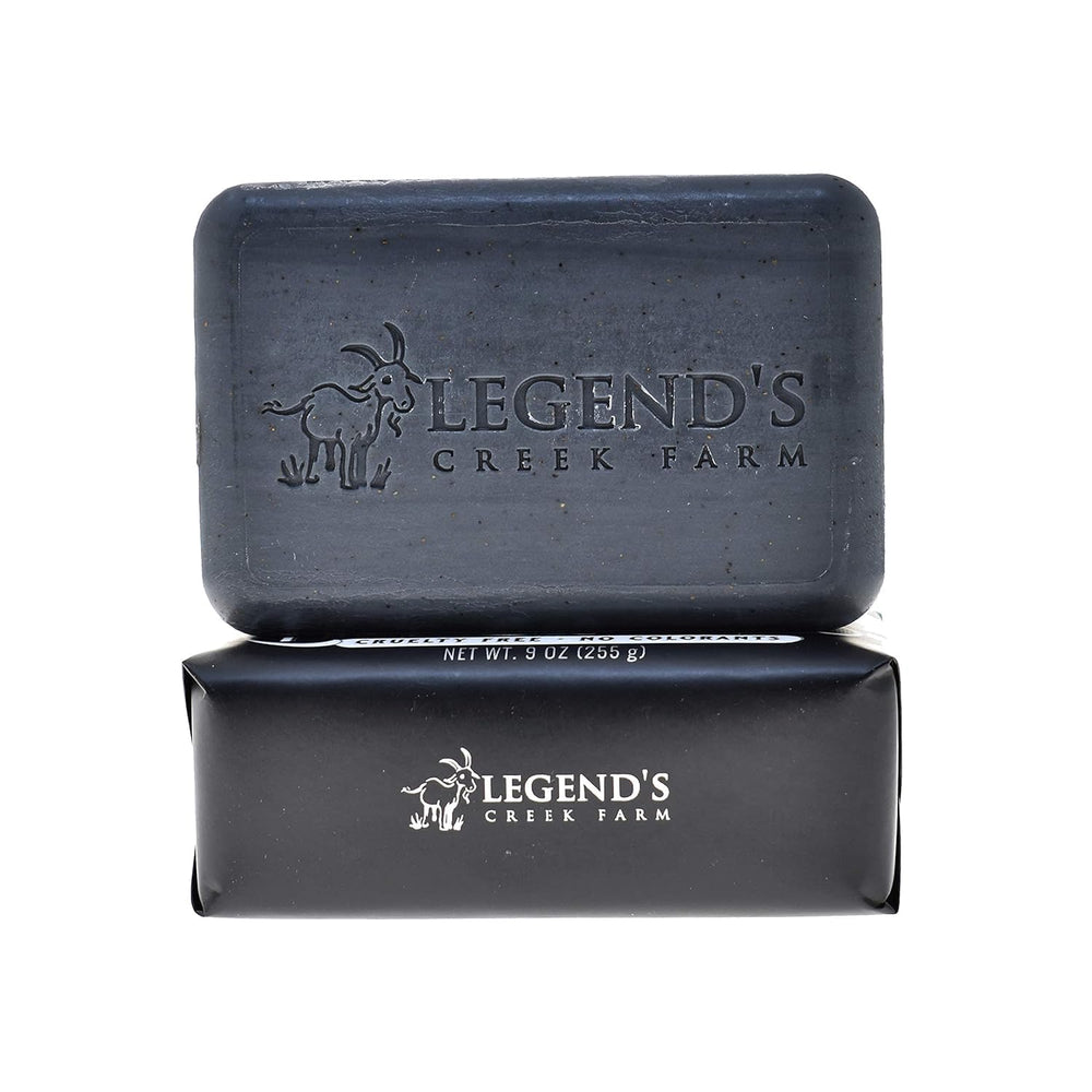 Legends Creek Goat Milk Soap triple milled detail emphasizes dense, long-lasting lather.