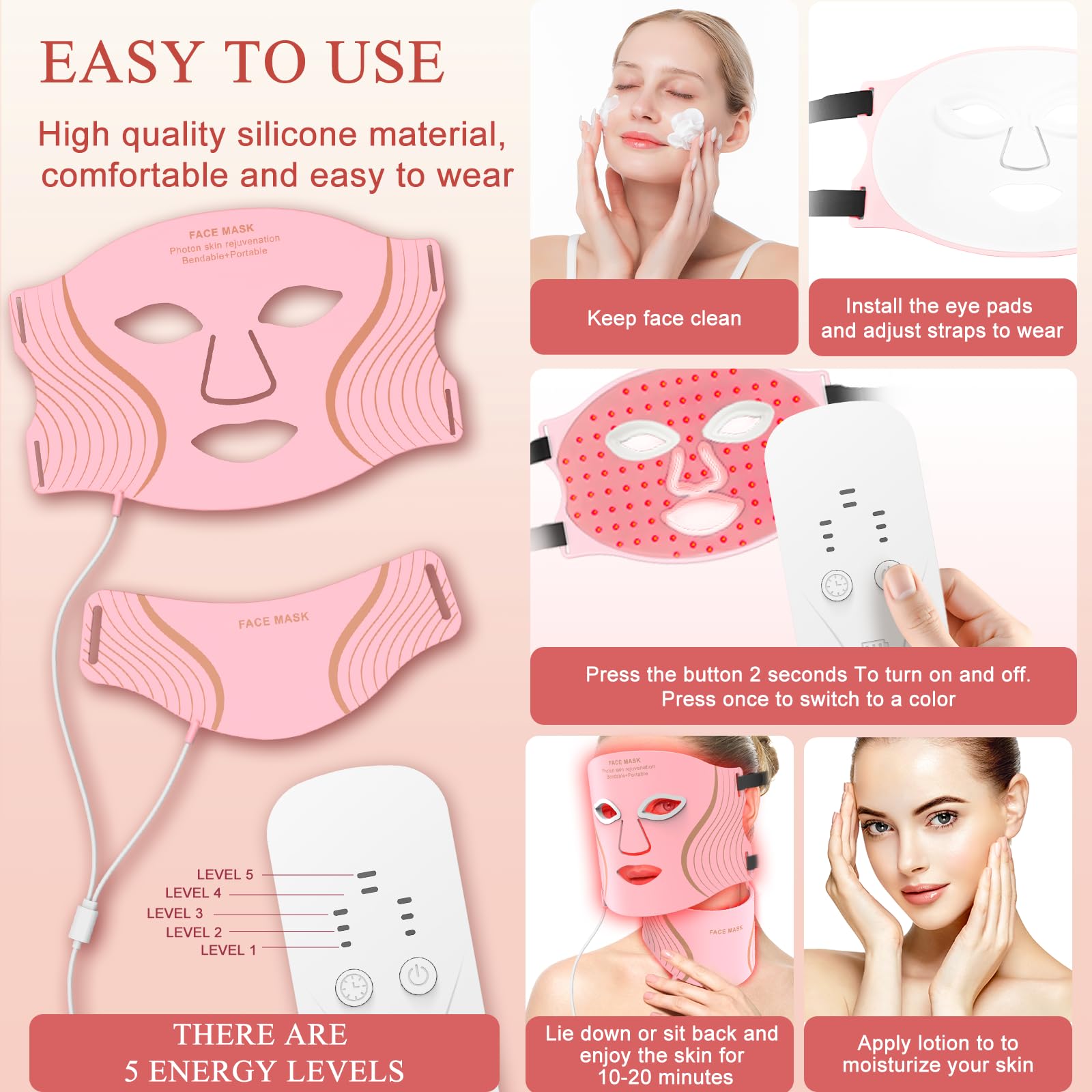 LEKKSA 10-minute timer guides efficient sessions at home