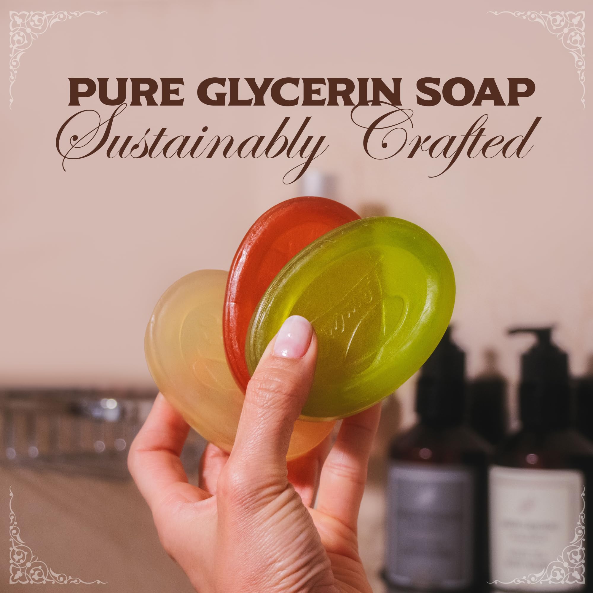 LEMAITRE glycerin soap lather demonstrates rich bubbles delivering a soft cleanse.