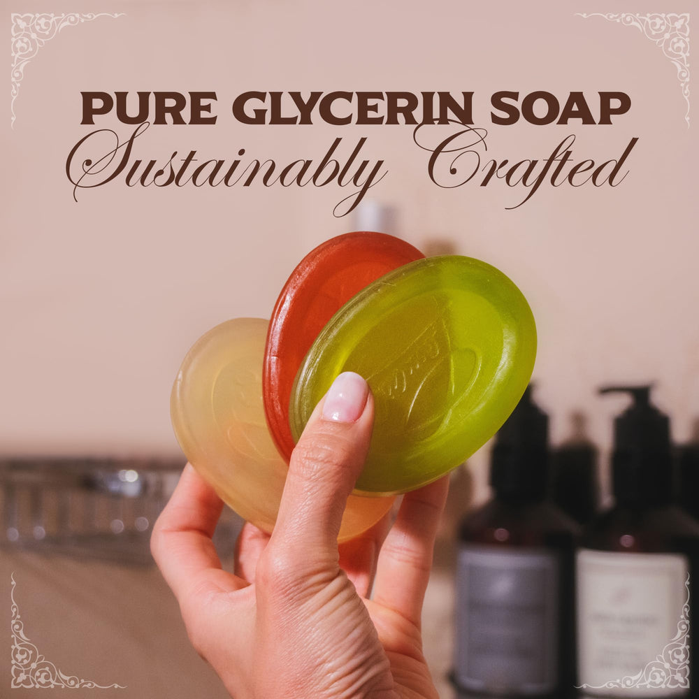 LEMAITRE glycerin soap lather demonstrates rich bubbles delivering a soft cleanse.