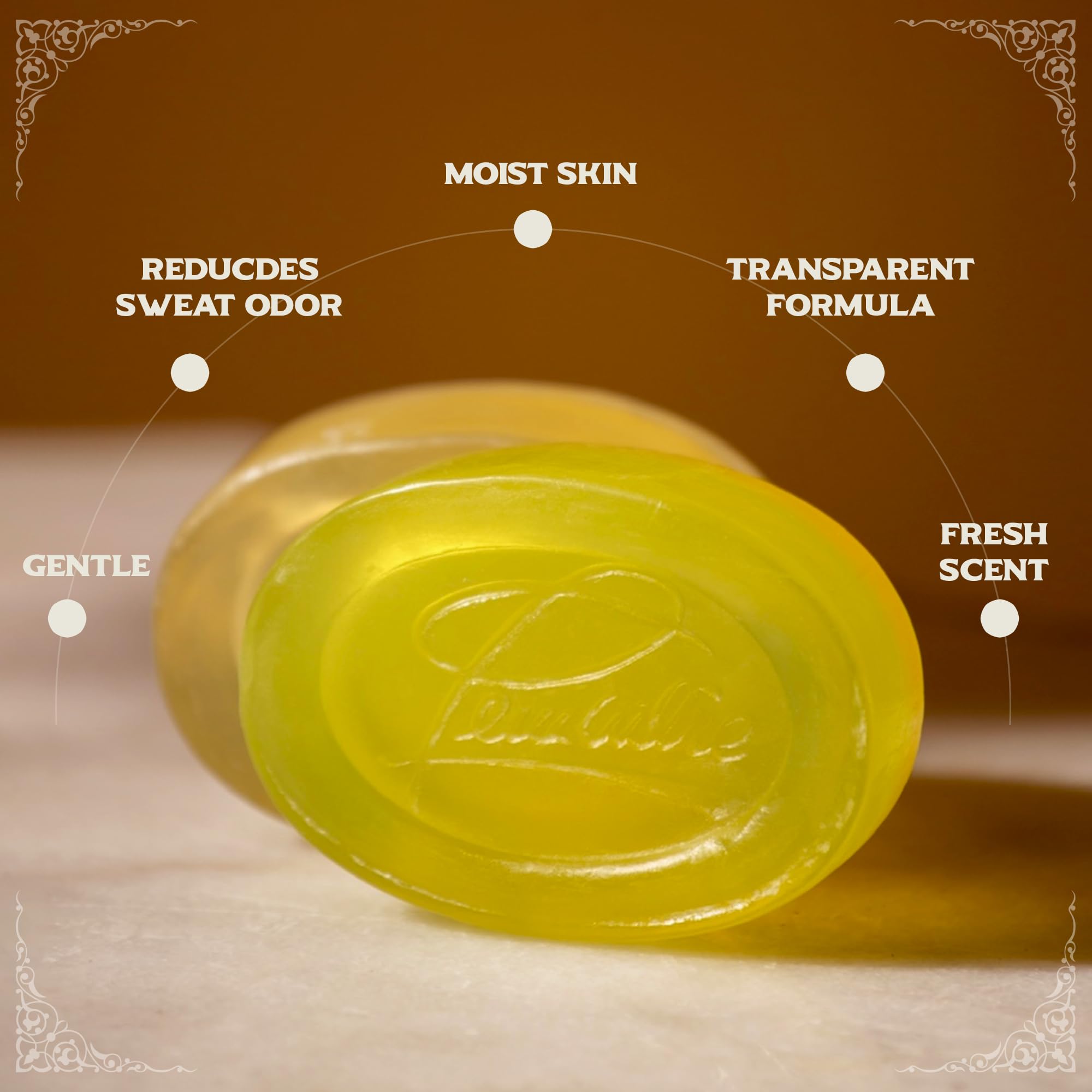 LEMAITRE glycerin soap natural vegetable oil formula supports balanced, hydrated skin.