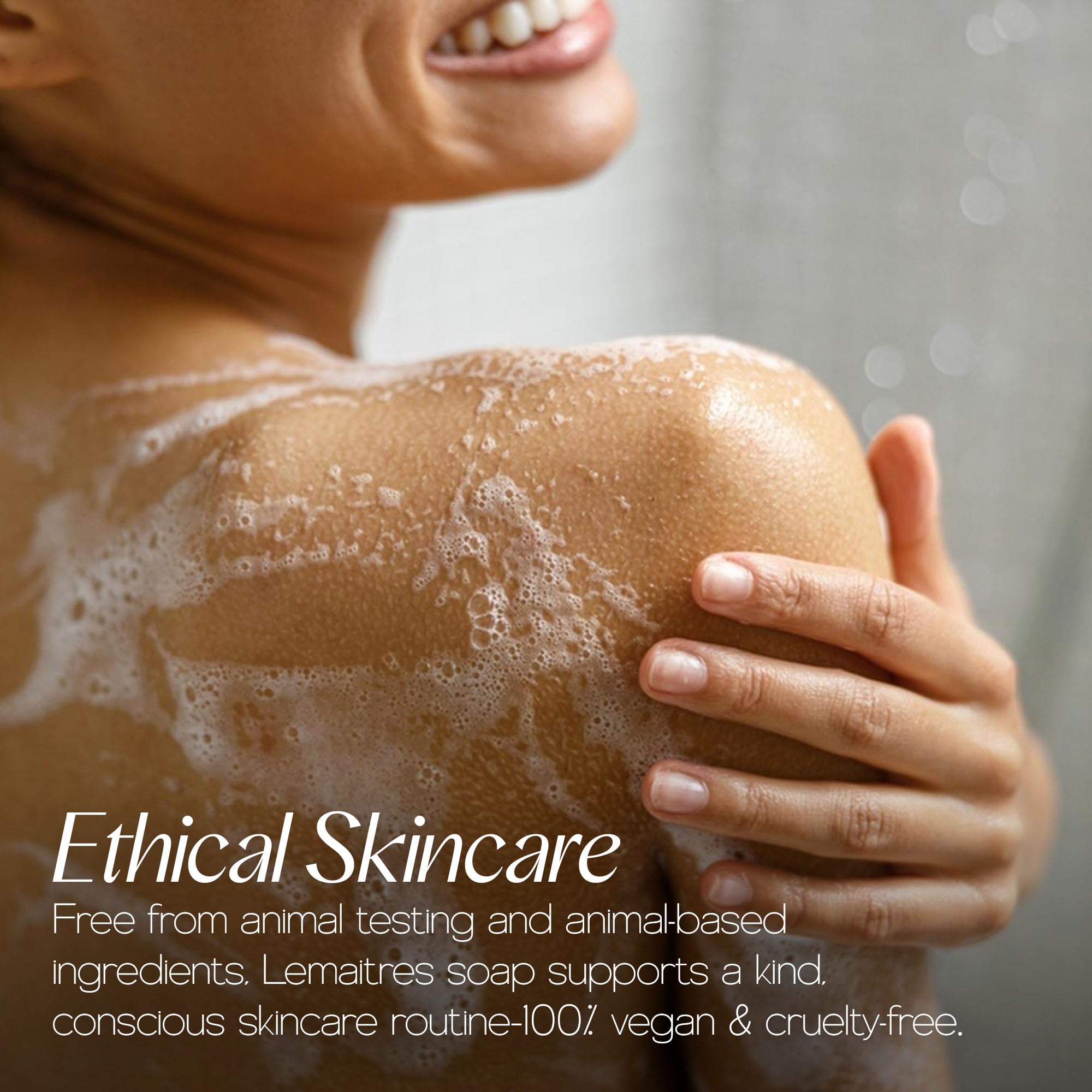 LEMAITRE vegan-cleanse-cruelty-free bar supports ethical skincare with mild fragrance.