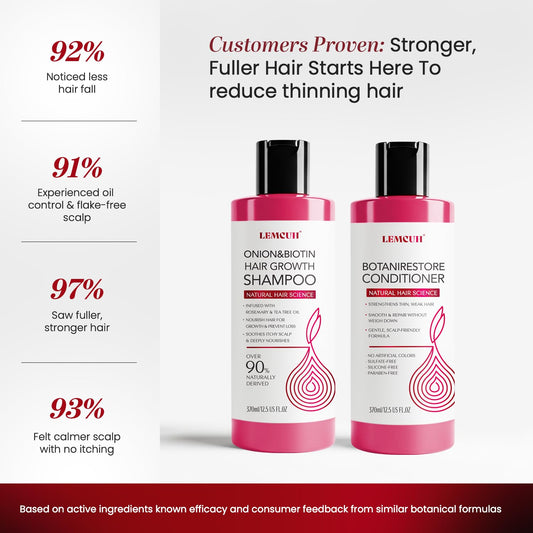 Lemcuh rosemary tea tree conditioner bottle for smoother, fuller-looking hair