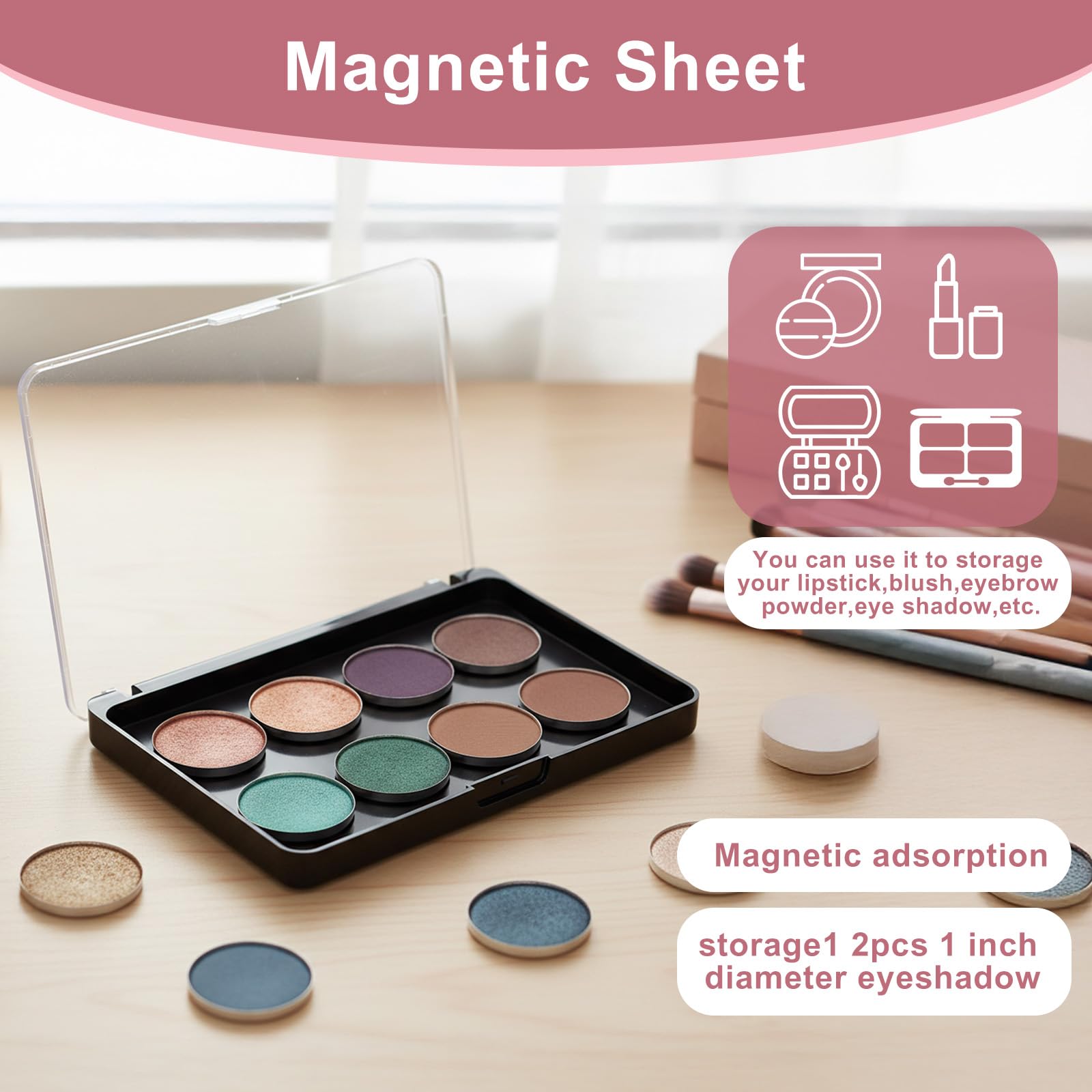 Lemecima travel-friendly makeup palette in a compact form for on-the-go use