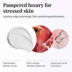 Le Mieux Pomegranate Massage Cream being applied on skin for a smooth, luxurious glide.