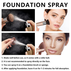 LemonSac silky mist foundation texture highlights breathable, lightweight coverage