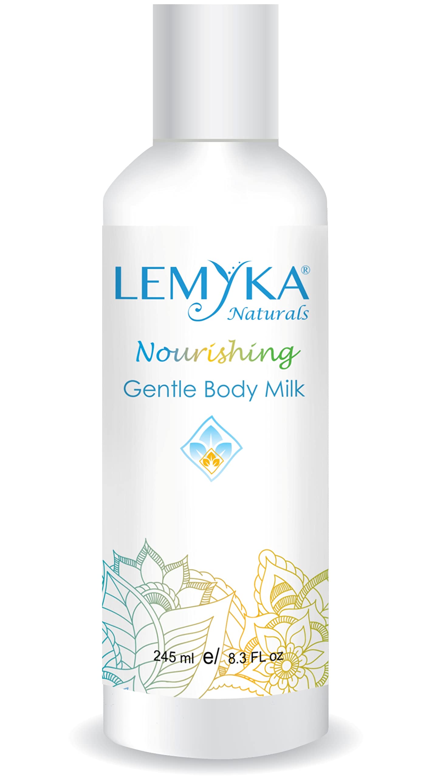 LEMYKA eczema body cream bottle offering daily hydration for sensitive skin