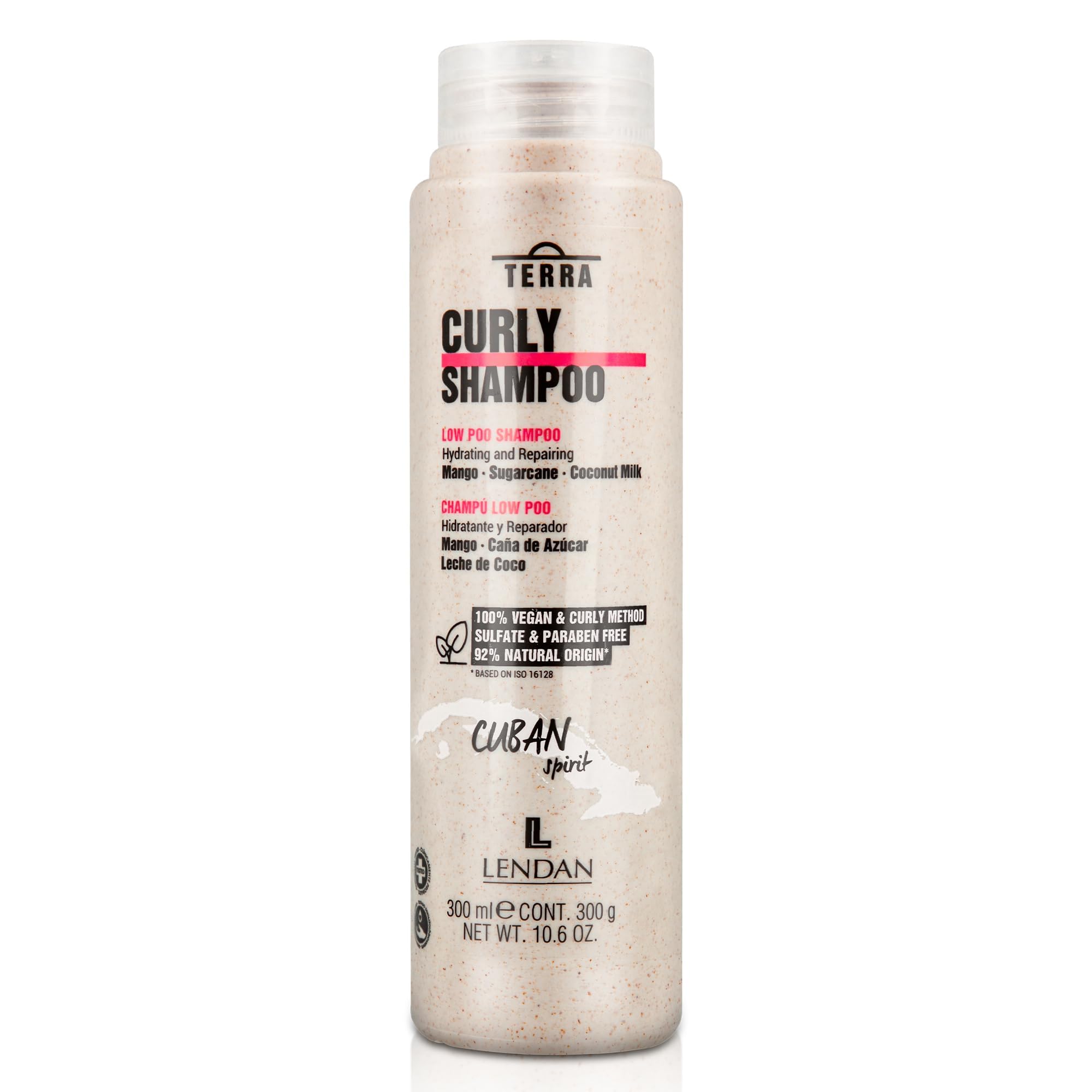 Lendan Curly Cuban Spirit Co-Wash Treatment jar for gentle hydration