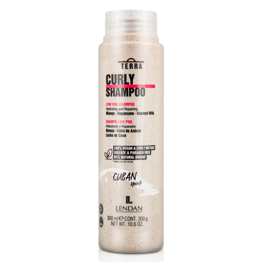 Lendan Curly Cuban Spirit Co-Wash Treatment jar for gentle hydration