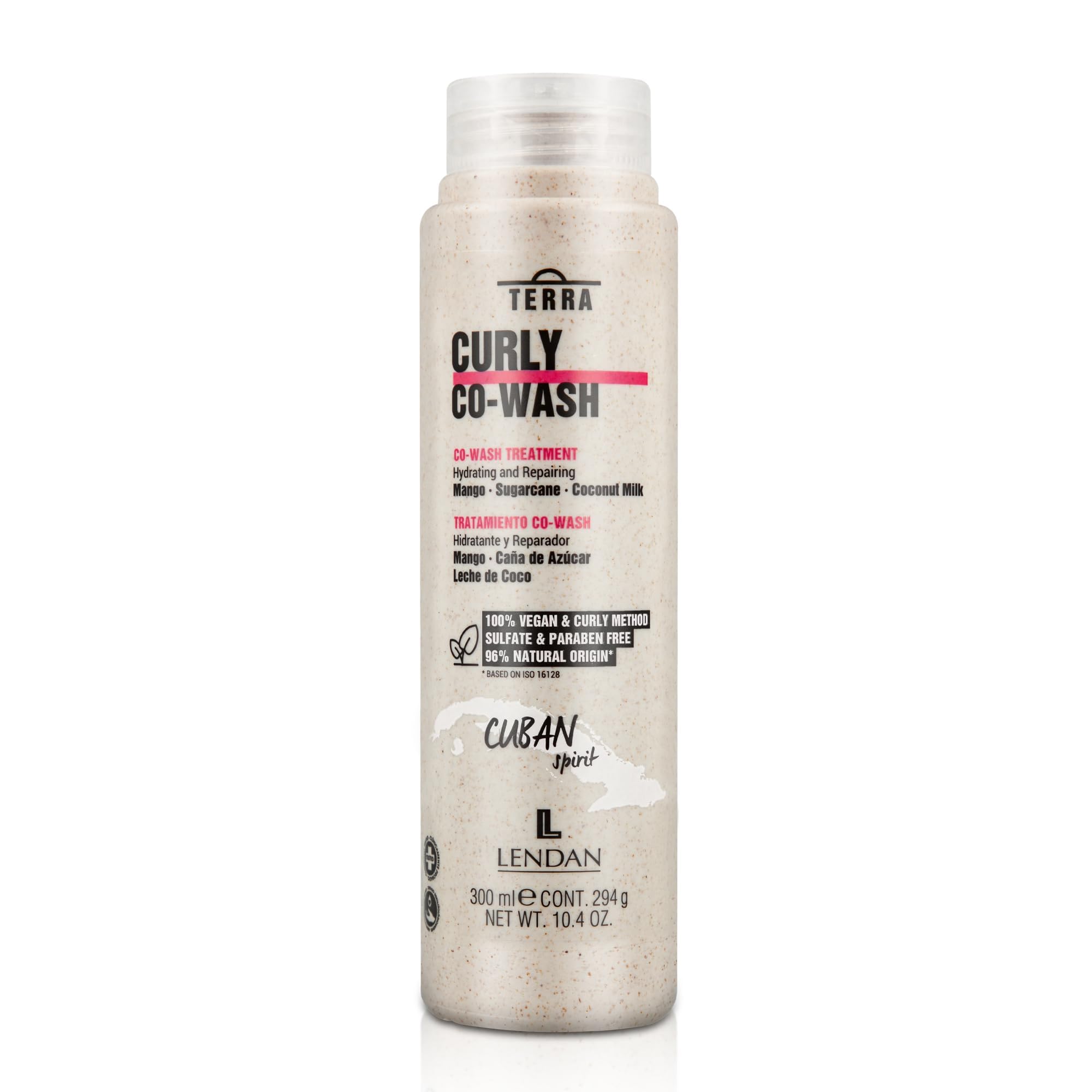 Lendan Curly Cuban Spirit Curl Activator Cream bottle for defined curls