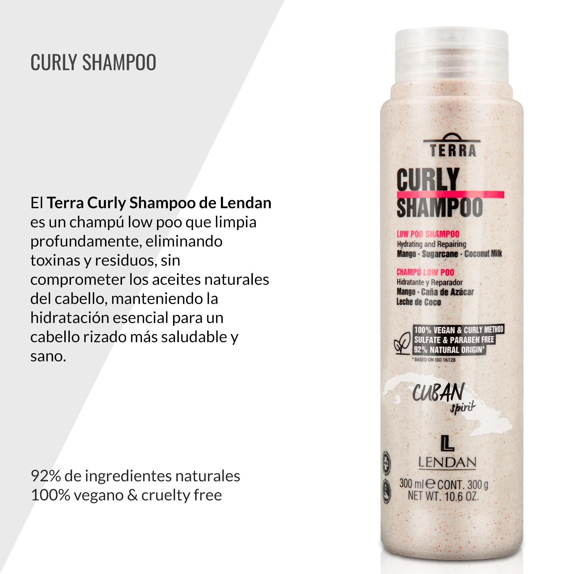 Lendan Curly Cuban Spirit Curl Defining Gel tube for frizz control