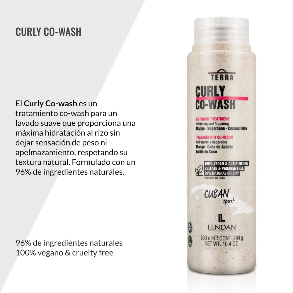 Lendan Curly Cuban Spirit ingredients mango sugar cane coconut milk for hydration
