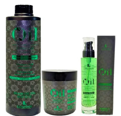 Lendan Moringa Shampoo Kit 1L bottle shown for vibrant, nourished hair from root to tip