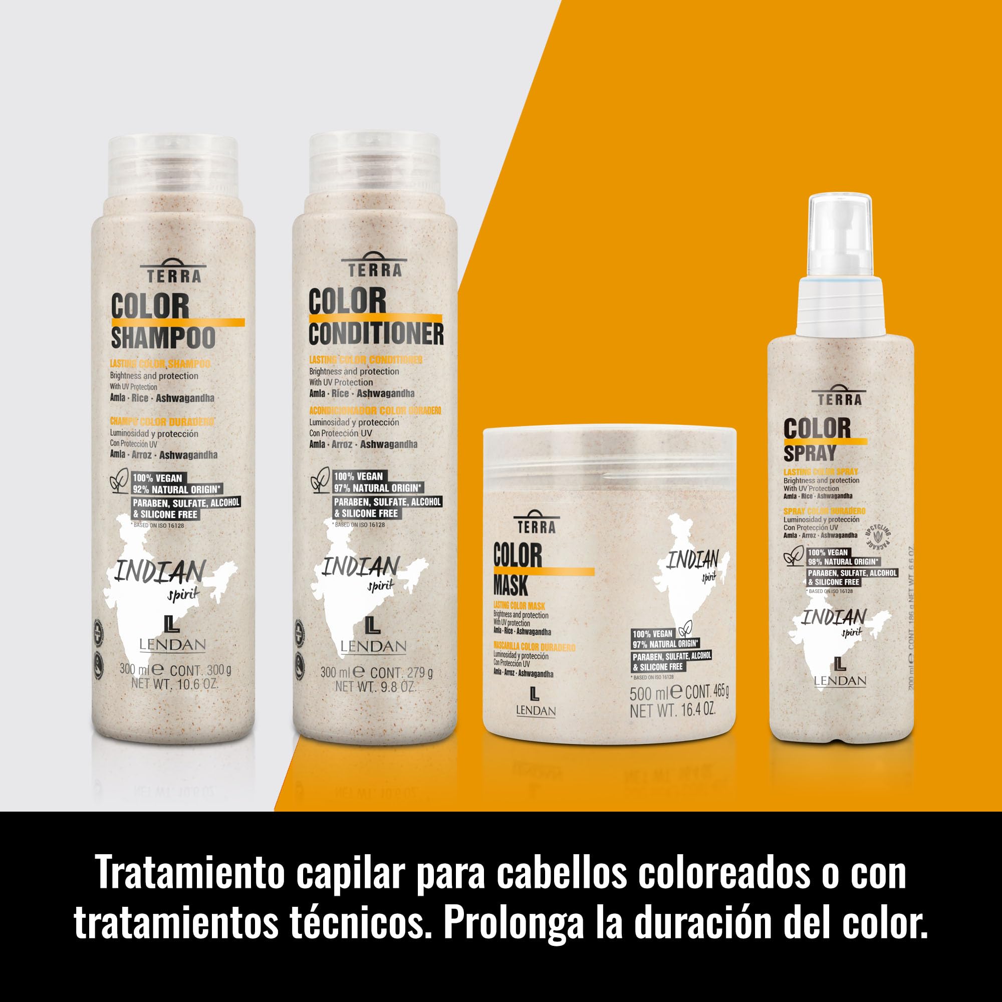 Dye-safe conditioning routine with Terra Color Conditioner