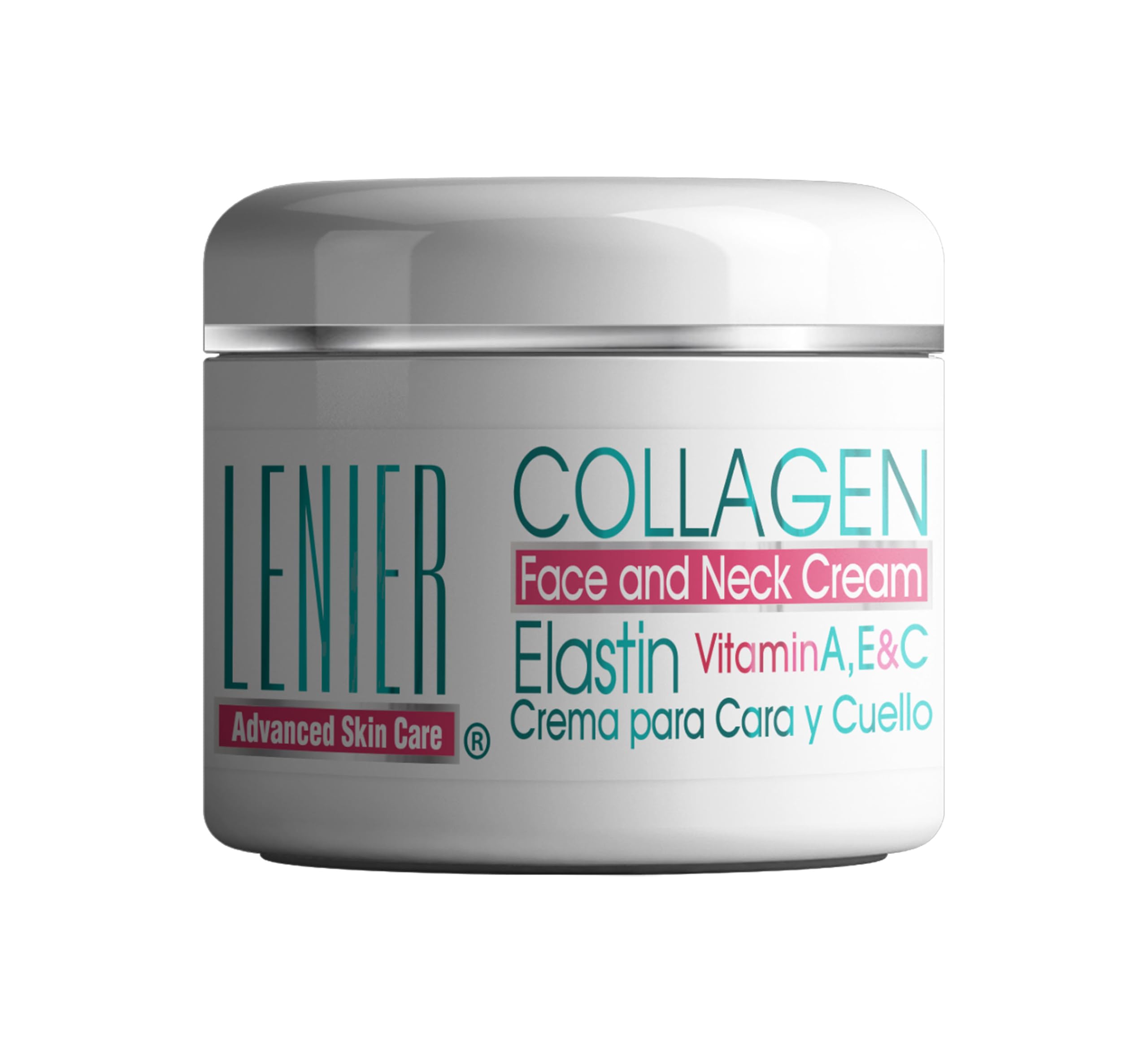 Lenier Collagen and Elastin Face Cream bottle offering lightweight hydration for daily use.