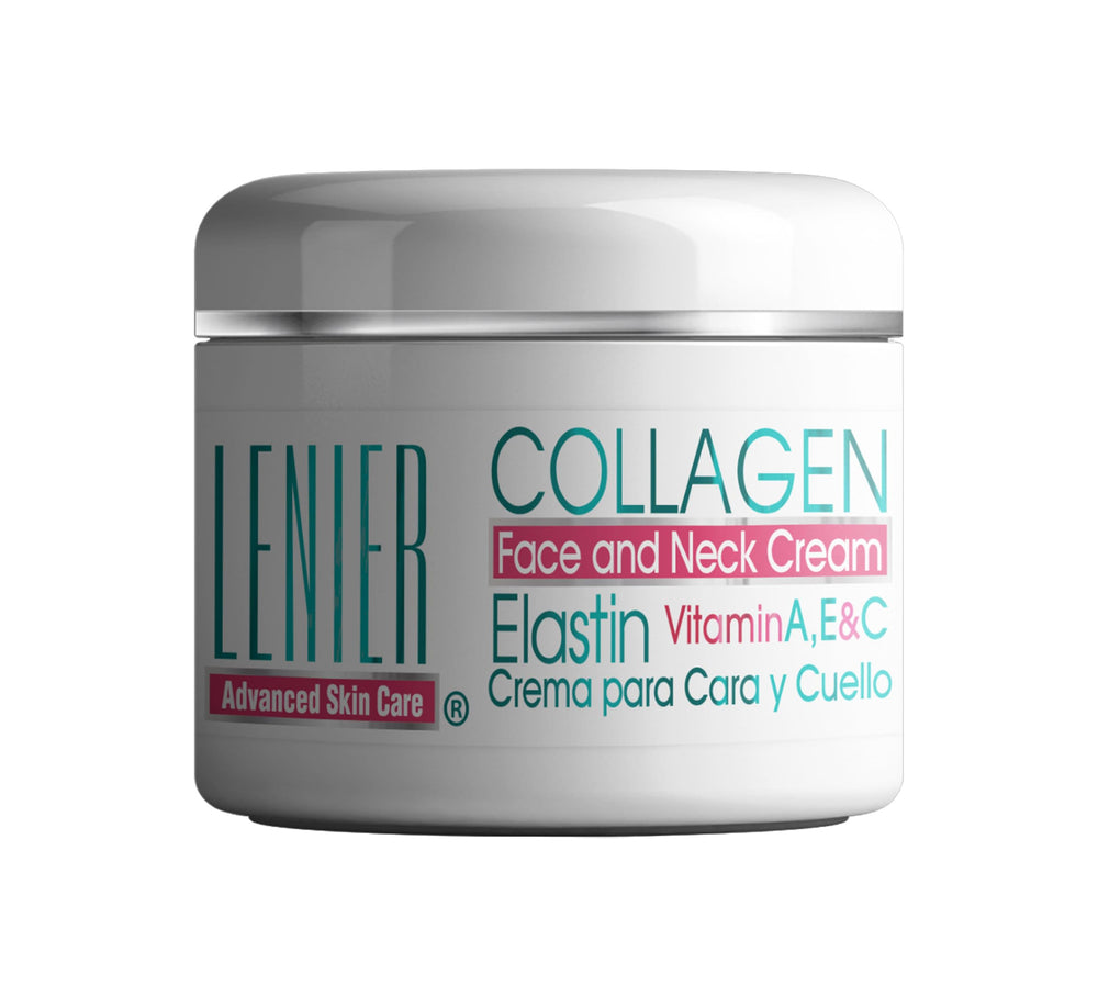 Lenier Collagen and Elastin Face Cream bottle offering lightweight hydration for daily use.