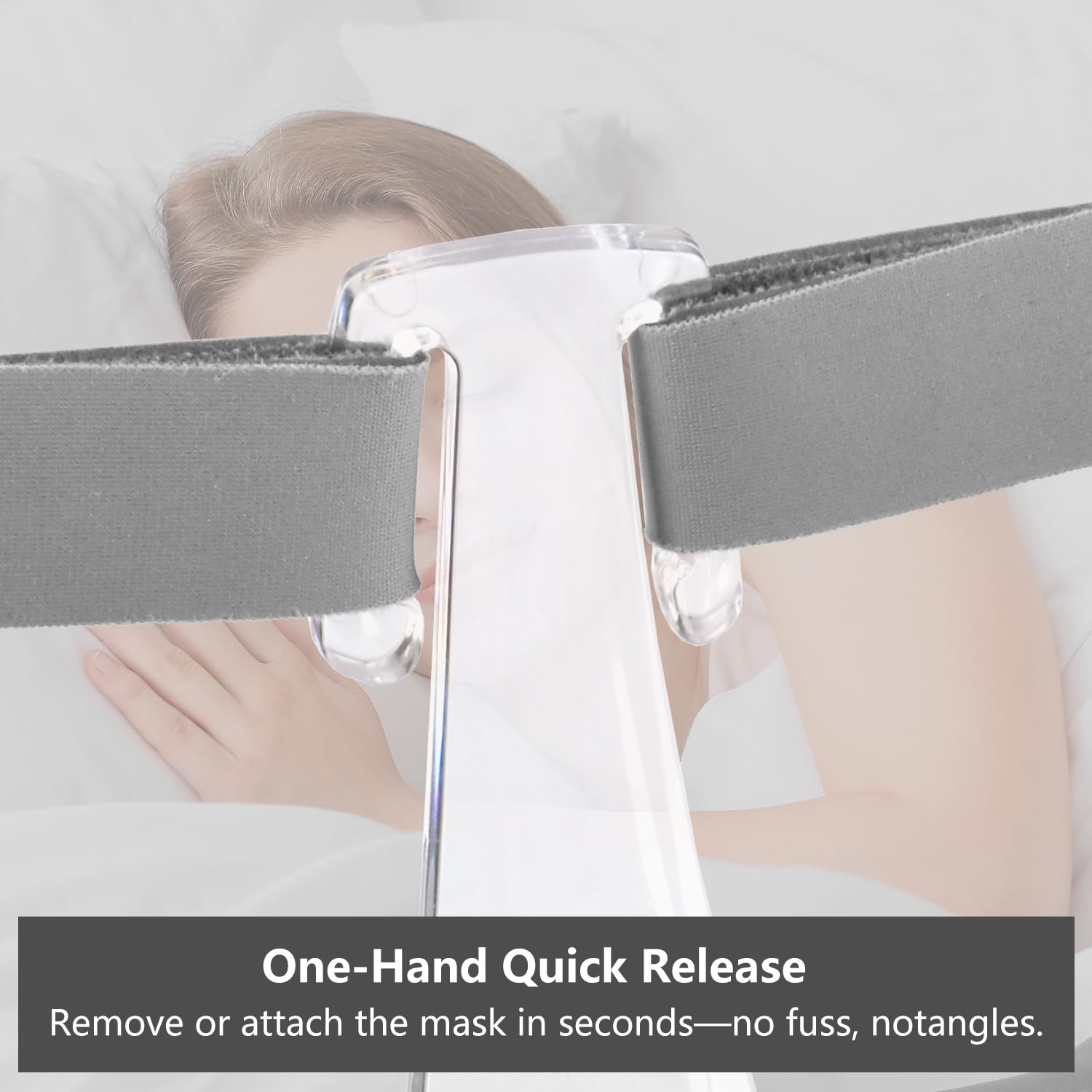 Lenura 360 rotating elbow—reduces tube drag for smoother movement during sleep