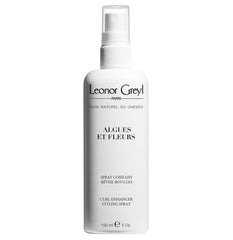 Leonor Greyl Algues et Fleurs bottle offers gentle curl enhancement.