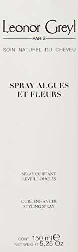 Mist from Leonor Greyl Algues et Fleurs on wet hair defines bounce.