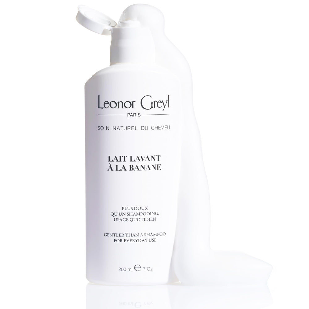 Leonor Greyl Lait Lavant bottle; gentle daily cleanse for fine hair.