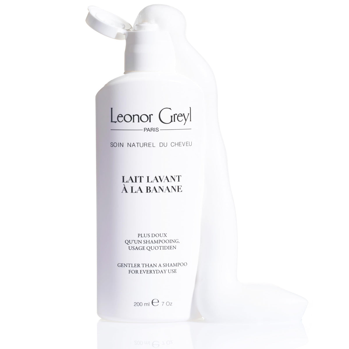 Leonor Greyl Lait Lavant bottle; gentle daily cleanse for fine hair.