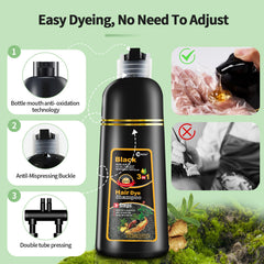 Leorx wild ginseng extract detail emphasizes gentle scalp nourishment