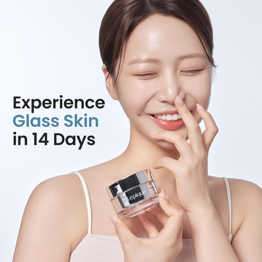 Lepique night cream texture closeup – silky, easy spread